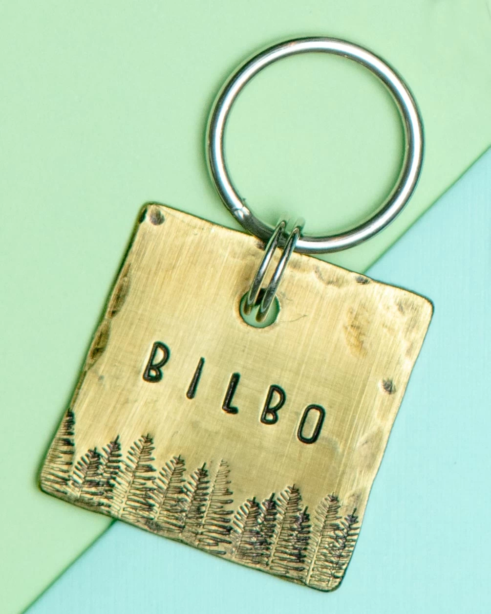 THE COPPER POPPY Aspen Custom Dog ID Tag (Custom/Drop-Ship) (Made In The USA)