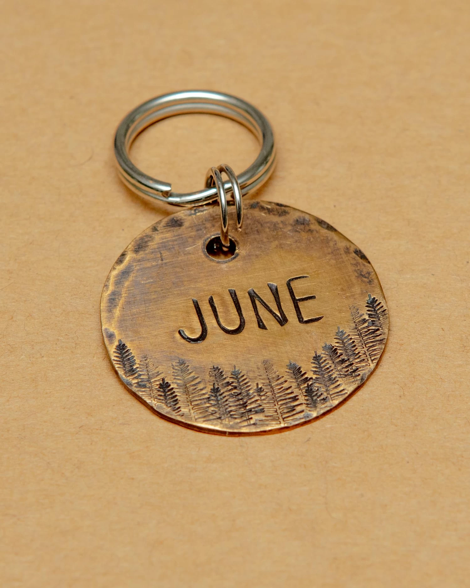 THE COPPER POPPY Woodland Custom Dog ID Tag (Custom/Drop-Ship) (Made In The USA) - Image 2