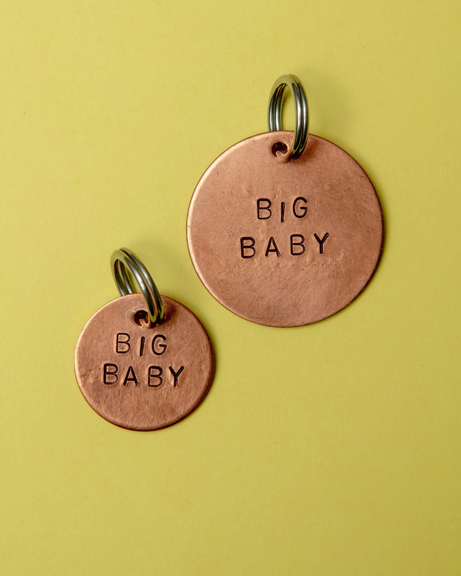 WOWIE GOODS Big Baby Round ID Tag (Custom/Drop-Ship) (Made In The USA)