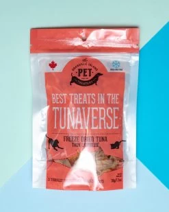 GRANVILLE PET TREATERY Freeze Dried Tuna Flakes Treats For Dogs & Cats