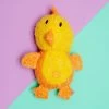 SPUNKY PUP Chicken Woolie Squeaky Dog Toy