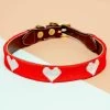 GOOD THREADS Big Hearted Needlepoint Dog Collar (FINAL SALE)