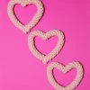 KNOTTY PAWS Blush Heart Dog Rope Toy