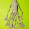 KNOTTY PAWS Handmade Sustainable Squid Dog Rope Toy