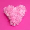 OOMALOO Fuzzy Pink Heart Squeaky Dog Toy (FINAL SALE)