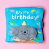 BITE ME My Birthday Dog Nosework Plush Book Toy
