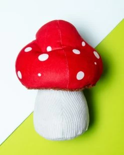 P.L.A.Y. Mutt's Mushroom Squeaky Dog Toy