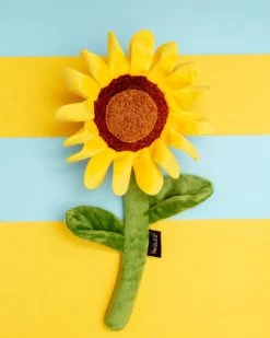 P.L.A.Y. Sassy Sunflower Crinkly Squeaker Dog Toy