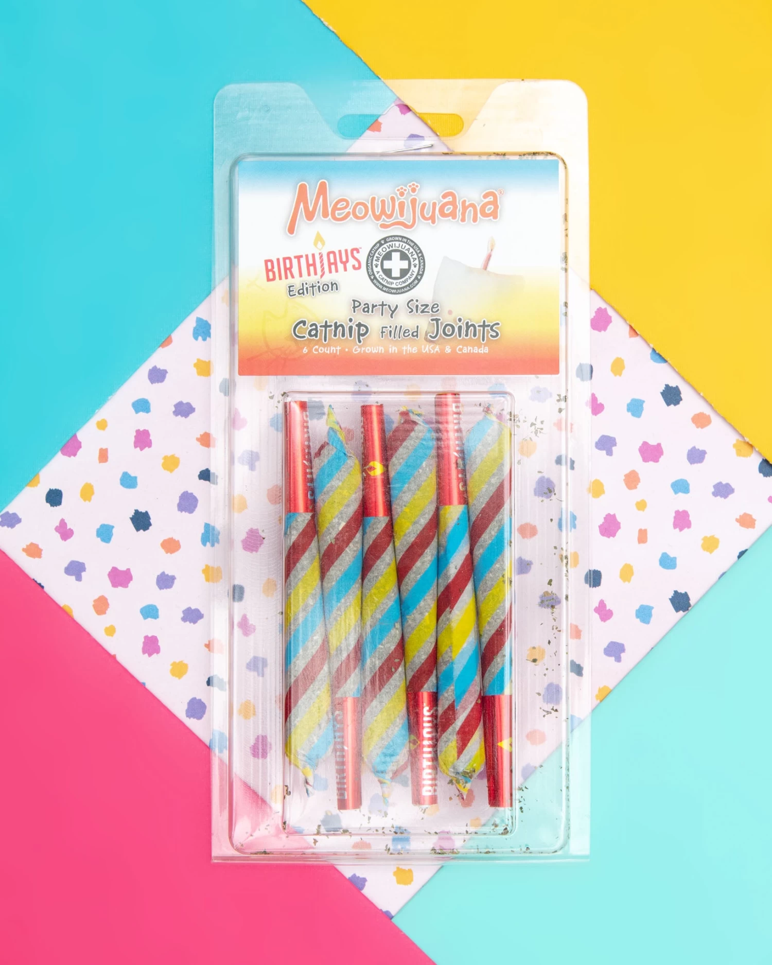 MEOWIJUANA Birthjays™ Party Sized Catnip Joints
