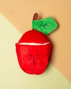 THE FURRY FOLKS Apple Nosework Dog Toy