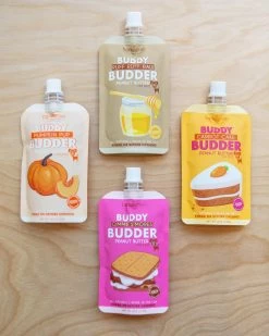 BARK BISTRO Buddy Budder Peanut Butter Squeeze Pack For Dogs </br> (Made In The USA)