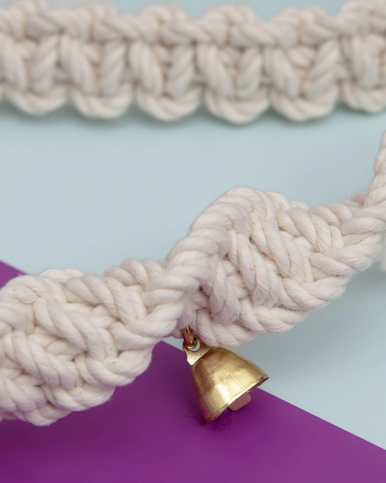 EMBER & IVORY Macrame Dog Potty Bells (Made In The USA) - Image 4