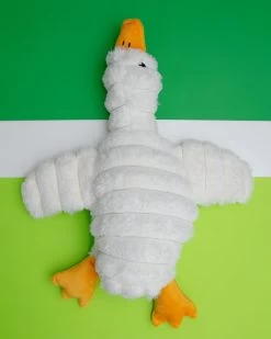 PET LOU Gus The Goose Plush Squeaky Dog Toy