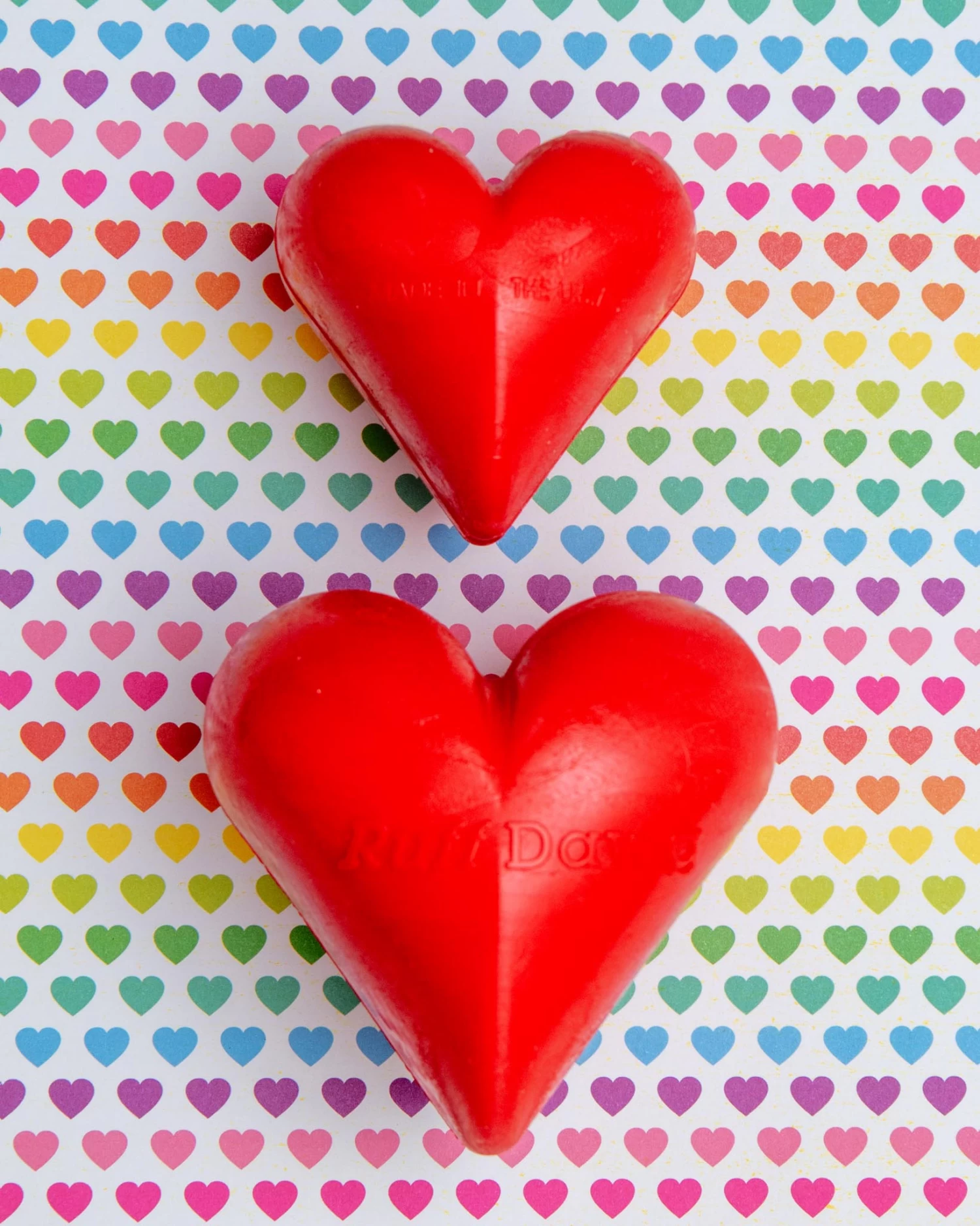 RUFF DAWG Dawg Heart Solid Rubber Dog Toy (Made In The USA)