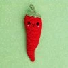 KNIT KNACKS Chili P. Pepper Organic Cotton Knit Dog Toy