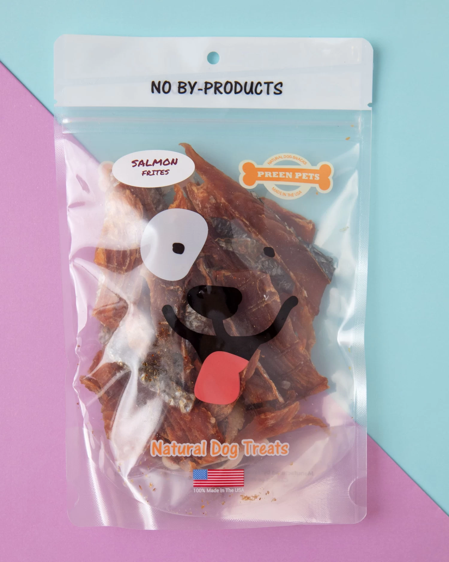 PREEN PETS Wild Alaskan Salmon Frites Dog Treats (Made In The USA)