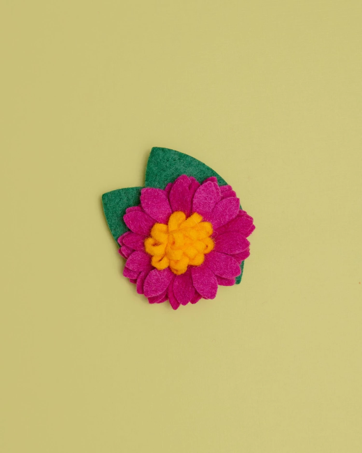 MIMI GREEN Lotus Dog Collar Flower In Rose Pink (Made In The USA)