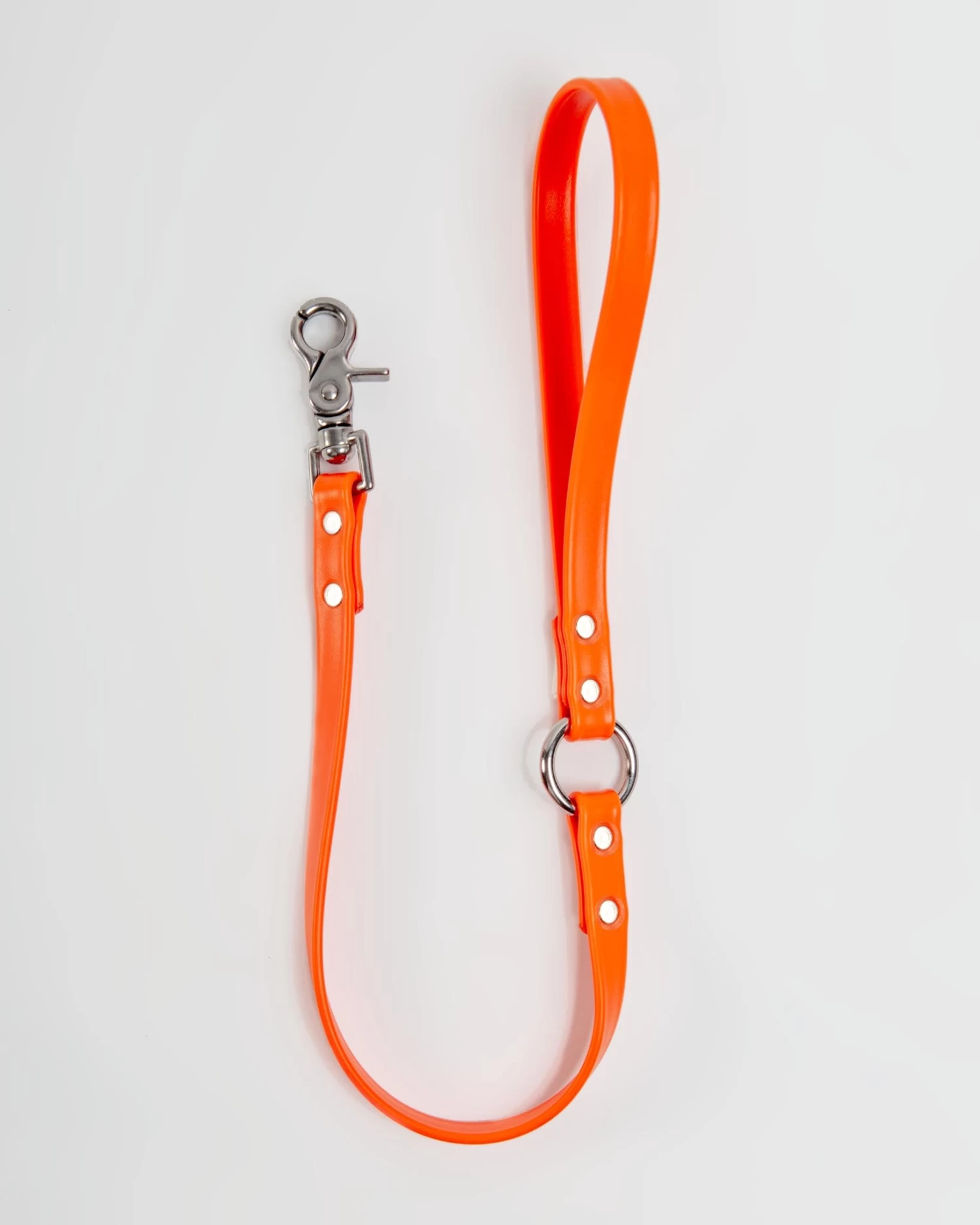 DOG & CO. COLLECTION Traffic Leash In Neon Orange - 2' (Made In The USA)