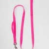 2 HOUNDS For DOG & CO. (Exclusive) Nylon Dog Leash In Neon Pink (Made In The USA)