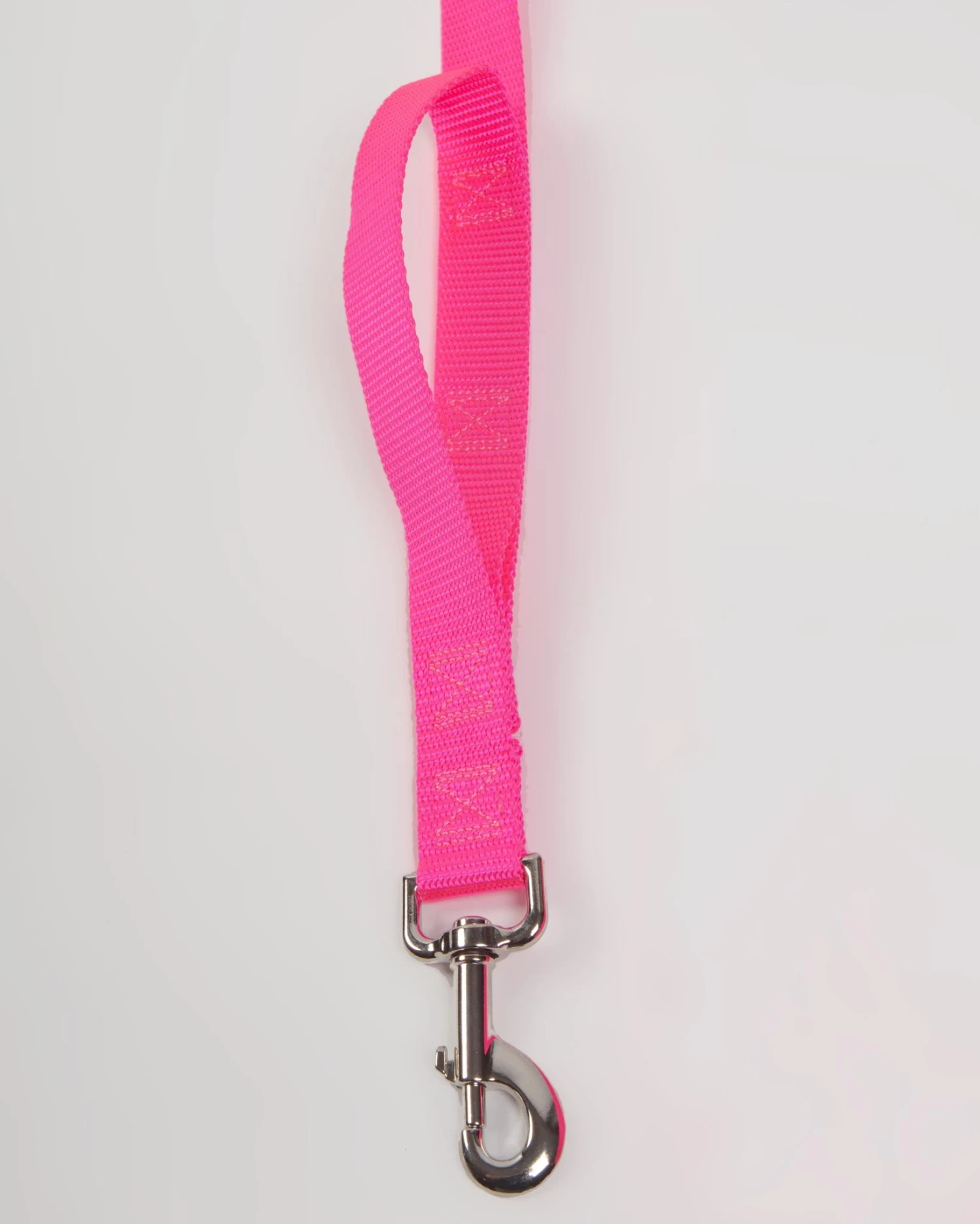 2 HOUNDS For DOG & CO. (Exclusive) Nylon Dog Leash In Neon Pink (Made In The USA) - Image 2