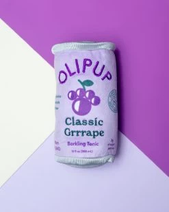 HAUTE DIGGITY DOG Olipup Grape Squeaky Plush Dog Toy