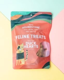 ADC HOUNDSTONE & CO. Freeze Dried Duck Hearts Cat Treats