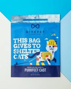 GIVEPET Purrfect Cast Freeze-Dried Salmon Cat Treats