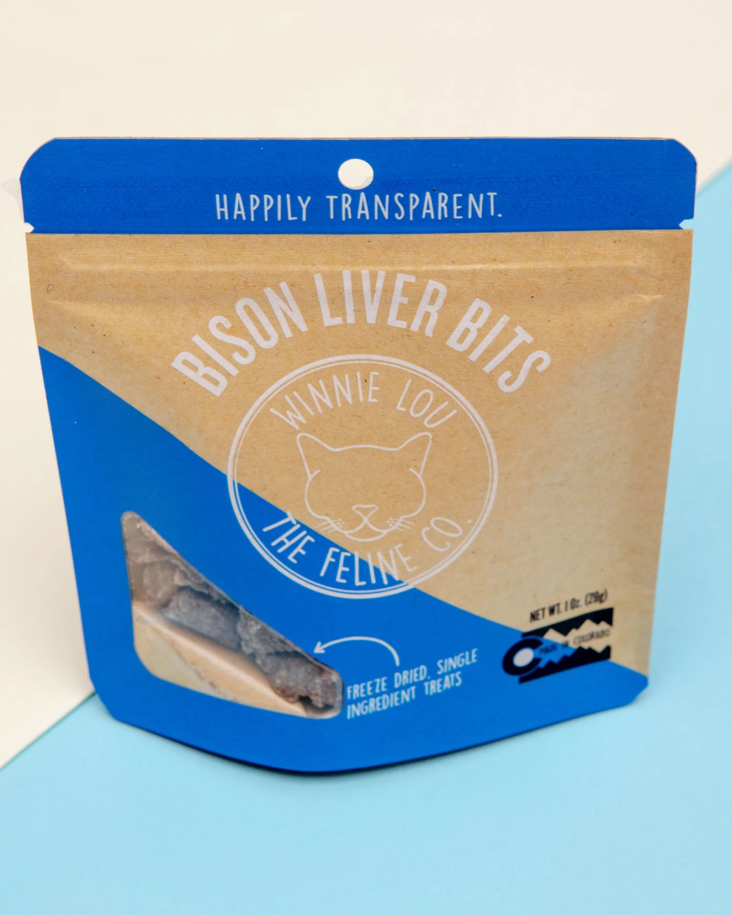 WINNIE LOU Bison Liver Bits Cat Treats - Image 5