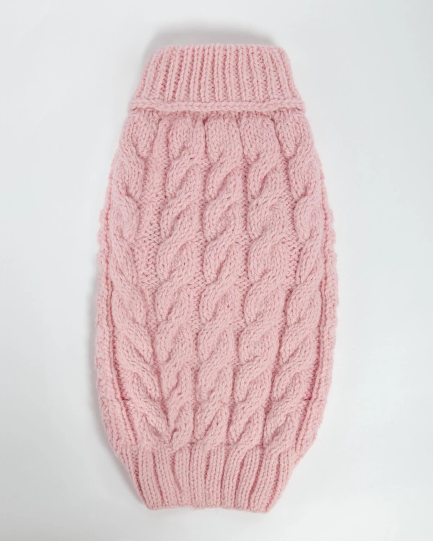 DOG & CO. COLLECTION Downtown Roll Neck Dog Sweater In Rose - Image 2
