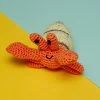 KNIT KNACKS Shelly The Hermit Crab Organic Knit Dog Toy