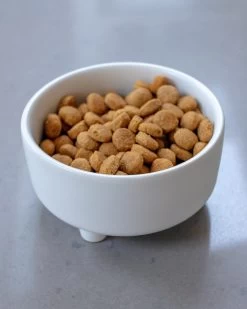 WAGGO Uplift Ceramic Dog Bowl In White (FINAL SALE)