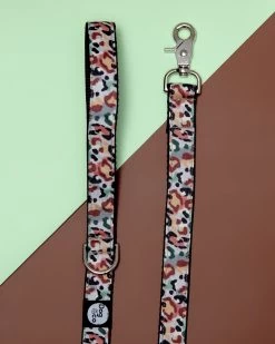 DOG & CO. COLLECTION Camo Leopard Dog Leash (Made In NYC)