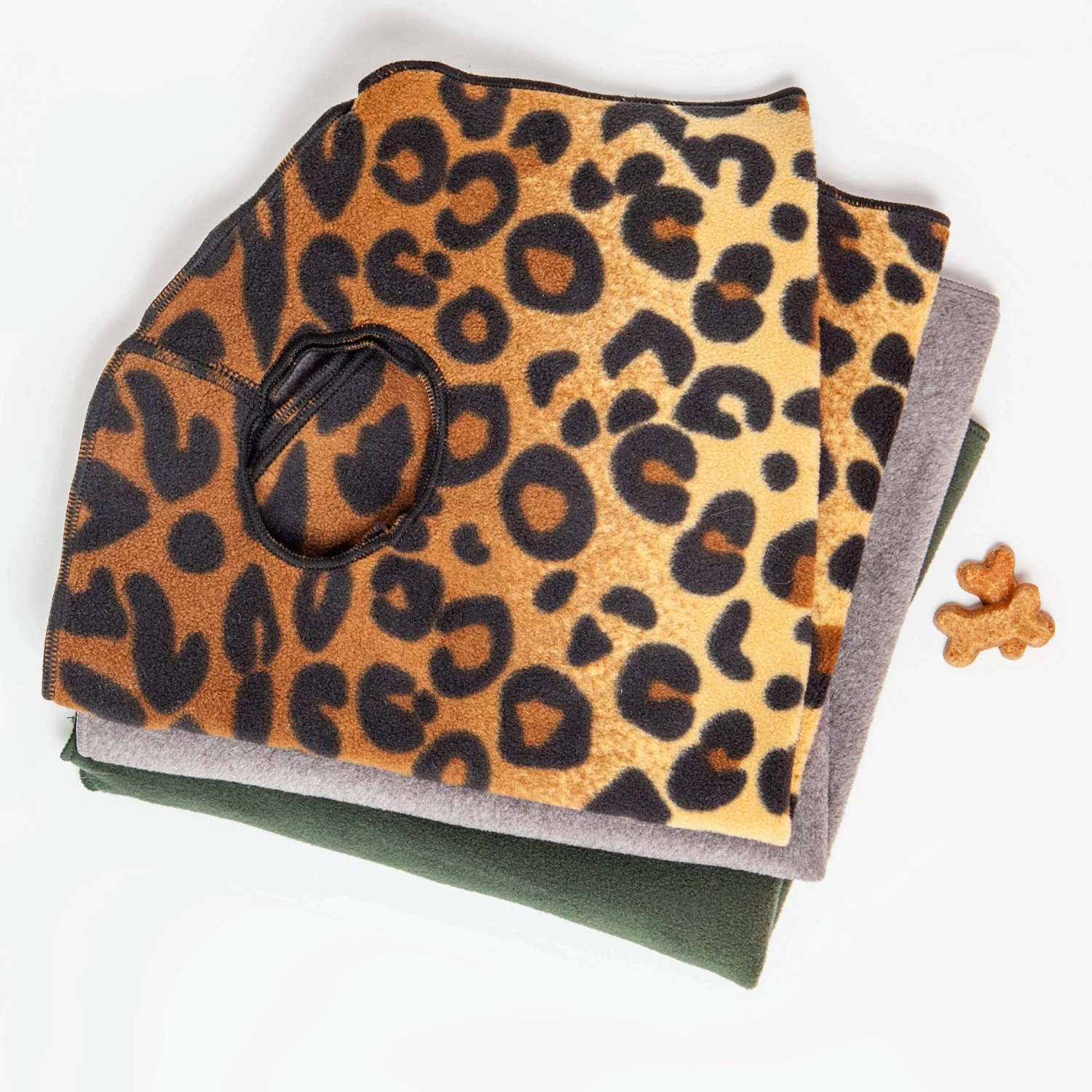 GOLD PAW Stretch Fleece Pullover In Leopard Print - Image 4