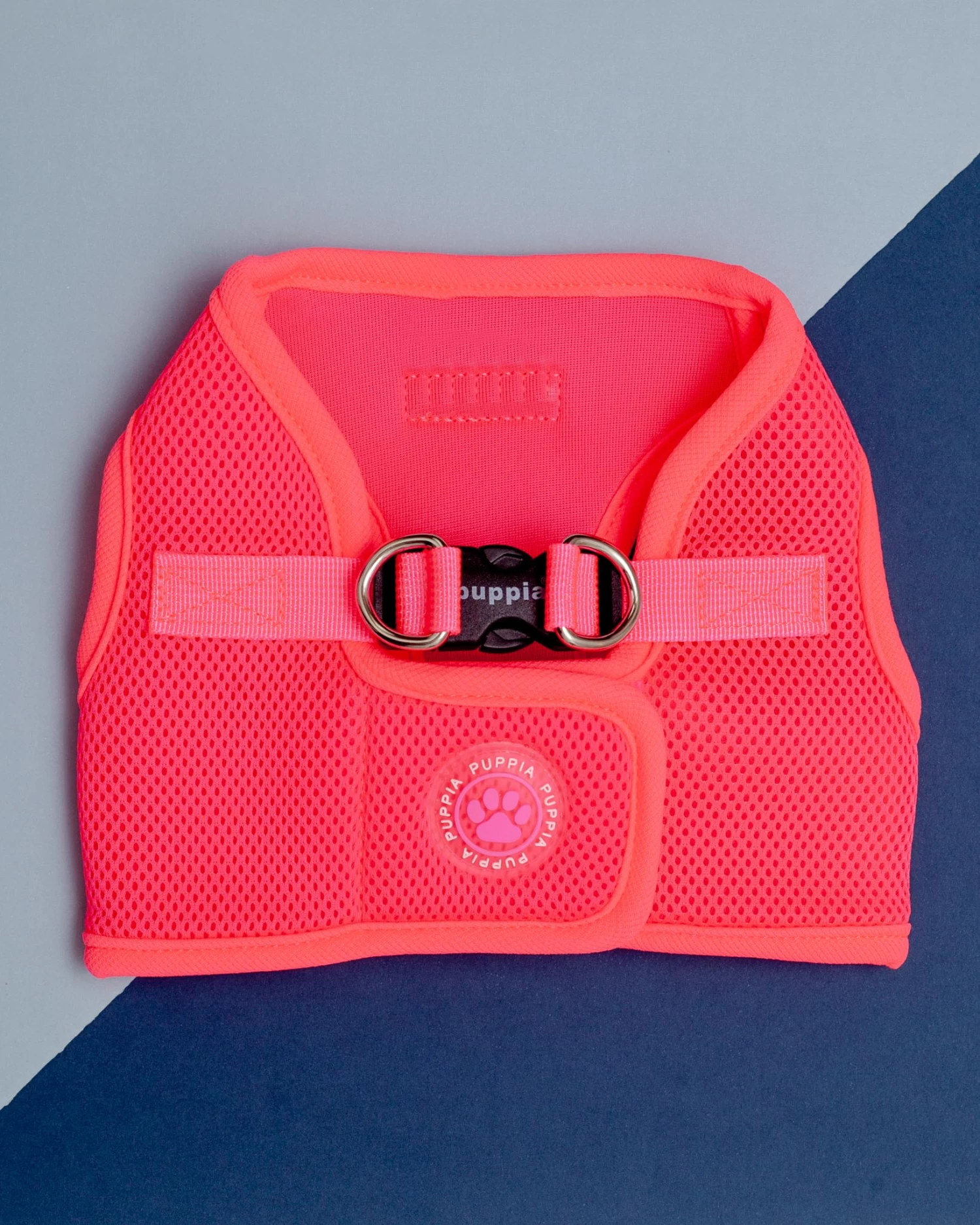 PUPPIA Soft Vest Dog Harness In Neon Pink (FINAL SALE)