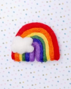 MIMI GREEN Rainbow Dog Collar Accessory (Made In The USA)