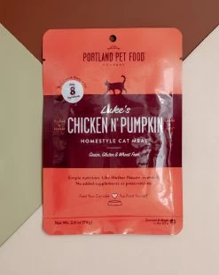 PORTLAND PET FOOD COMPANY Luke's Chicken N' Pumpkin Cat Meal Pouch