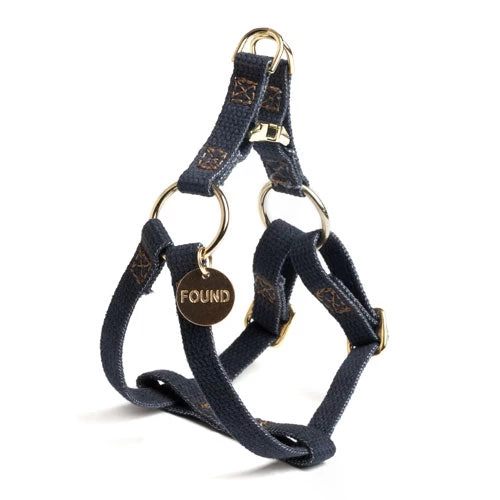 FOUND MY ANIMAL Cotton Webbing Dog Harness In Black (Made In The USA) (FINAL SALE) - Image 2