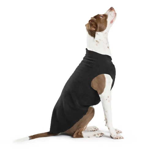 GOLD PAW Pullover Stretch Dog Fleece In Black - Image 2