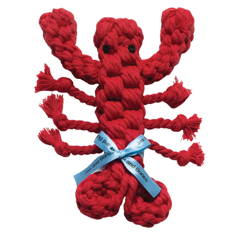 JAX & BONES Louie The Lobster Rope Dog Toy - Image 5