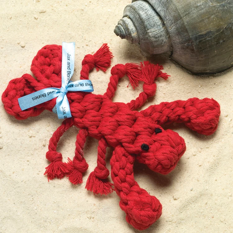 JAX & BONES Louie The Lobster Rope Dog Toy - Image 4