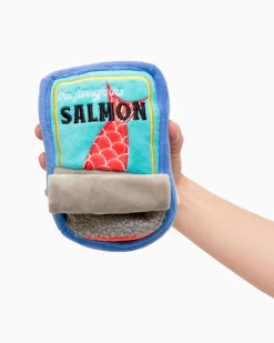THE FURRY FOLKS Tinned Salmon Nosework Dog Toy