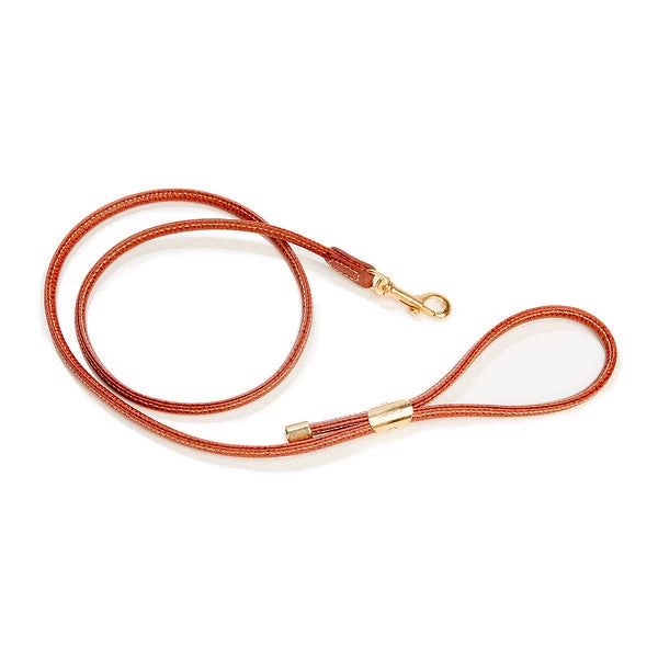 LA CINOPELCA Italian Leather Dog Harness In Luggage Brown - Image 5