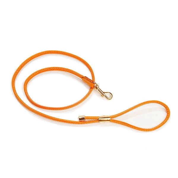 LA CINOPELCA Italian Leather Harness In Orange - Image 6