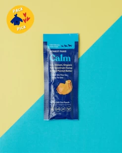 HONEST PAWS On-the-Go Calming CBD Peanut Butter Pouches