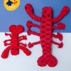JAX & BONES Louie The Lobster Rope Dog Toy