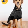 DOG & CO. COLLECTION Downtown Roll Neck Dog Sweater In Black (FINAL SALE)