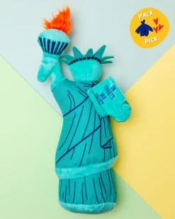 P.L.A.Y. Statue Of Liberty Squeaky Plush Dog Toy