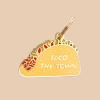 TWO TAILS PET COMPANY Taco The Town ID Tag (Custom/Drop-Ship)