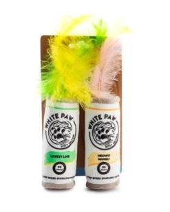 HAUTE DIGGITY DOG White Paw Catnip Toys (2-Pack)