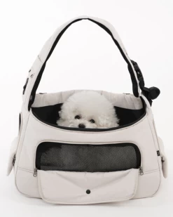 SSOOOK Dog Sling Bag In Black Or Beige